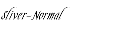 Sliver Normal.ttf