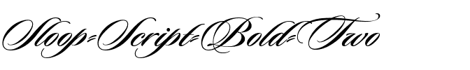 Sloop Script Bold Two Regular.ttf
