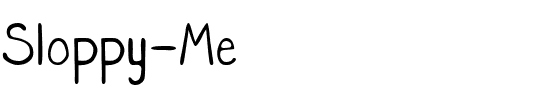 Sloppy Me Regular.ttf