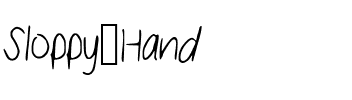 Sloppy_Hand Medium.ttf