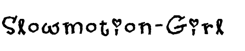 Slowmotion Girl Regular.ttf