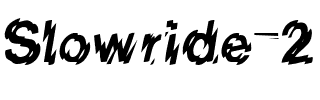 Slowride 2 Regular.ttf