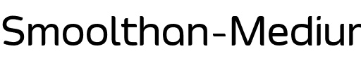 Smoolthan Medium.otf