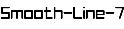 Smooth Line 7 Regular.ttf