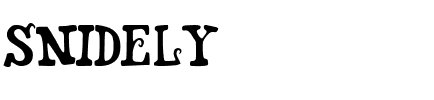 Snidely Regular.ttf