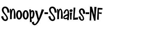 Snoopy Snails NF Regular.ttf