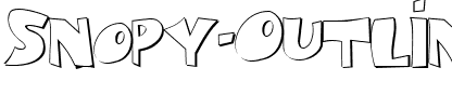Snopy Outline Normal.ttf