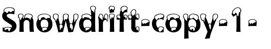 Snowdrift Regular.ttf