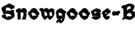 Snowgoose Back Regular.ttf
