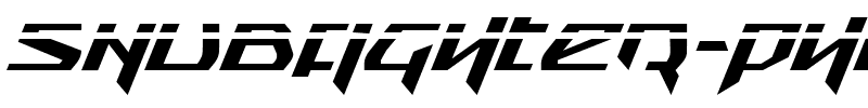 Snubfighter Phaser Italic Italic.ttf