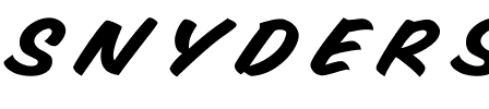 SnyderSpeed Wd Regular.ttf