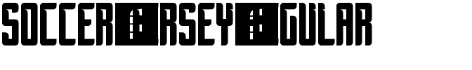 Soccer Jersey Regular.ttf