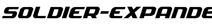 Soldier Expanded Italic Expanded Italic.ttf