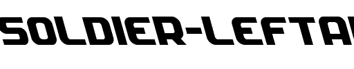 Soldier Leftalic Italic.ttf