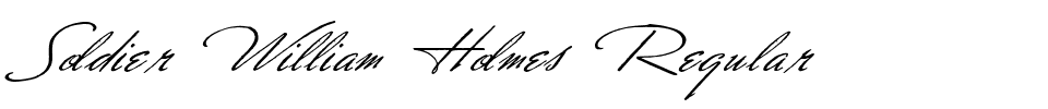 Soldier William Holmes Regular.ttf