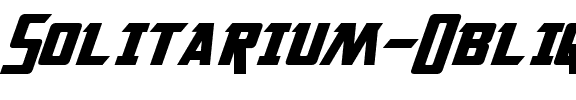 Solitarium Oblique Normal.ttf