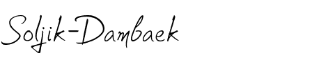 Soljik-Dambaek Normal.ttf