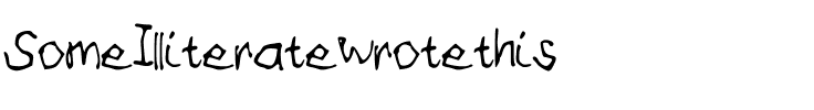 SomeIlliteratewrotethis Medium.ttf