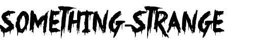 Something Strange Normal.ttf