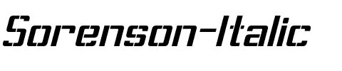 Sorenson Italic.ttf