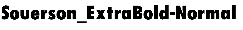 Souerson_ExtraBold-Normal Regular.ttf