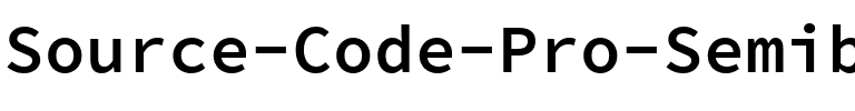 Source Code Pro Semibold Regular.ttf