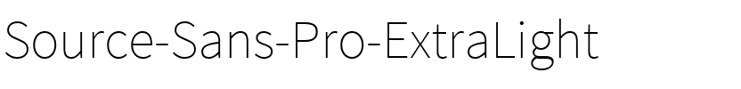 Source Sans Pro ExtraLight Regular.ttf