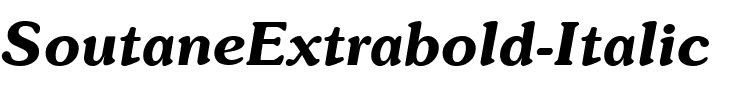 SoutaneExtrabold Italic.ttf