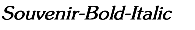 Souvenir Bold Italic.ttf