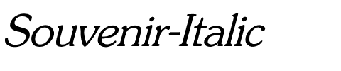 Souvenir Italic.ttf