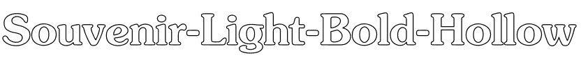 Souvenir-Light-Bold Hollow Regular.ttf