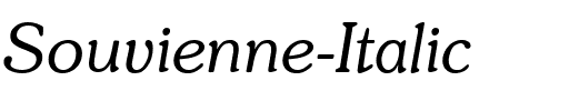 Souvienne Italic.ttf