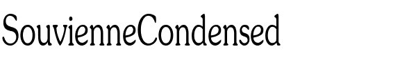 SouvienneCondensed Regular.ttf