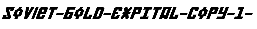 Soviet Bold ExpItal Bold ExpItal.ttf