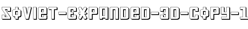 Soviet Expanded 3D Expanded 3D.ttf
