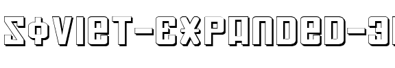 Soviet Expanded 3D Expanded 3D.ttf