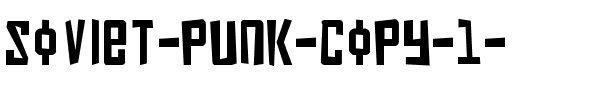 Soviet Punk Punk.ttf