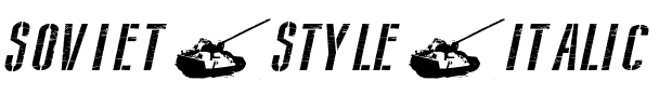 Soviet Style Italique.ttf
