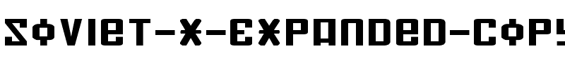Soviet X-Expanded X-Expanded.ttf