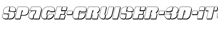 Space Cruiser 3D Italic Italic.ttf