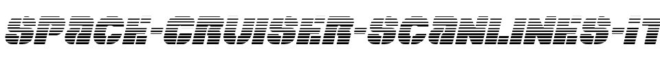 Space Cruiser Scanlines Italic Italic.ttf