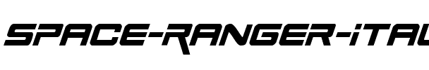 Space Ranger Italic Italic.ttf