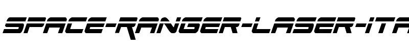 Space Ranger Laser Italic Italic.ttf
