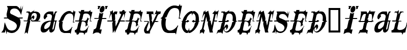 SpaceIveyCondensed Italic.ttf