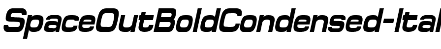 SpaceOutBoldCondensed Italic.ttf