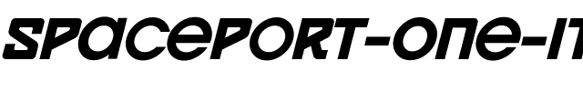 Spaceport One Italic.ttf