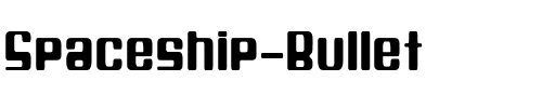 Spaceship Bullet Normal.ttf