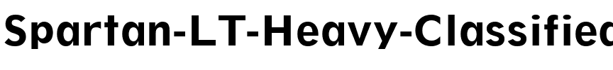 Spartan LT BookClassified Bold.ttf