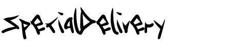 SpecialDelivery Normal.ttf