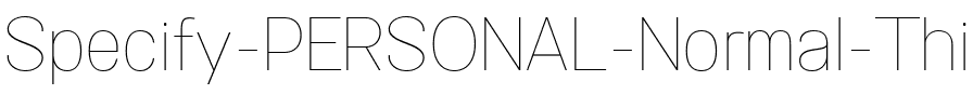 Specify PERSONAL Normal Thin.ttf